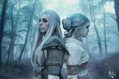 Fem Geralt - Photo and Ciri: Golondrina Art